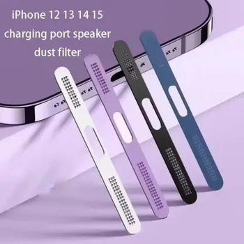 RhinoGuards Anti-Dust Metal Protector Sticker - Set of 2 (Universal For All iPhones)