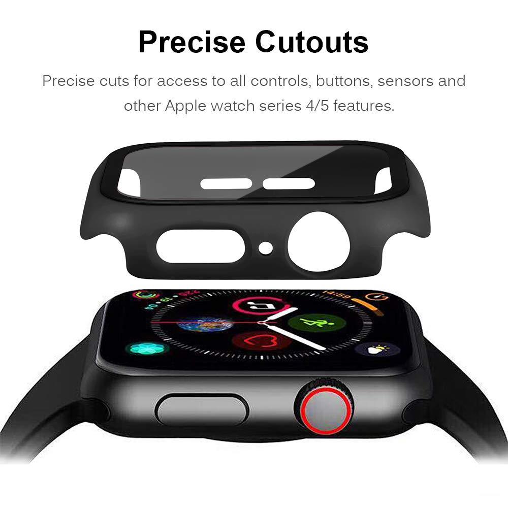 RhinoGuards 360 Full Protection Integrated Tempered Glass + Case For Apple Watch